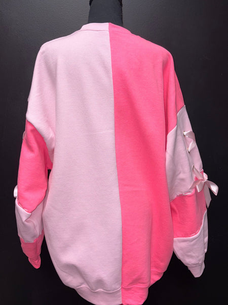 Berry Bunny Halves Crewneck