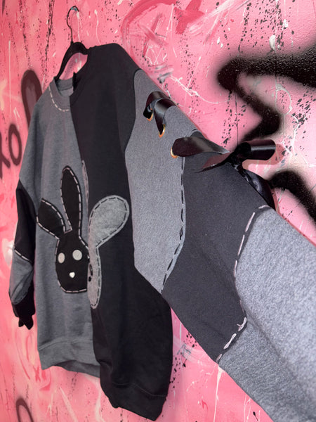Smoke & Shadow Bunny Halves Crewneck