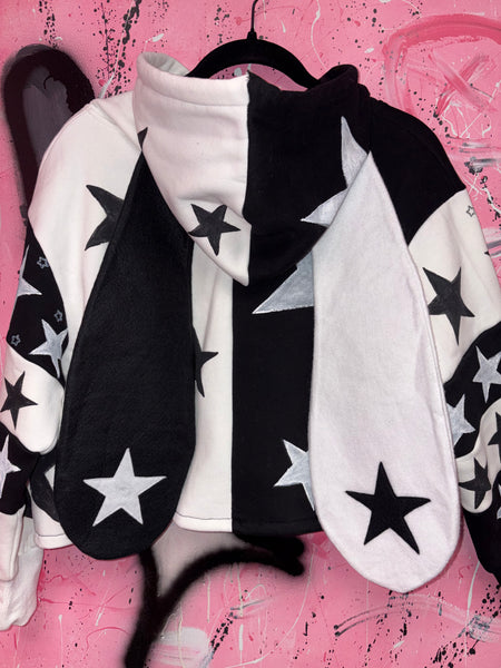 Stardust Cropped Hoodie