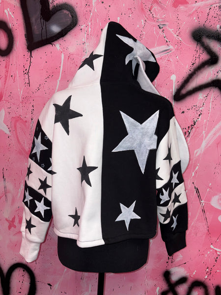 Stardust Cropped Hoodie