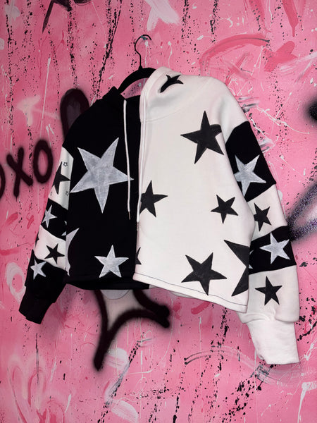 Stardust Cropped Hoodie