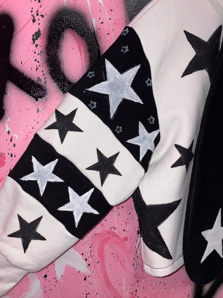 Stardust Cropped Hoodie