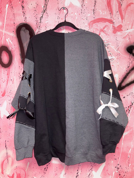 Smoke & Shadow Bunny Halves Crewneck