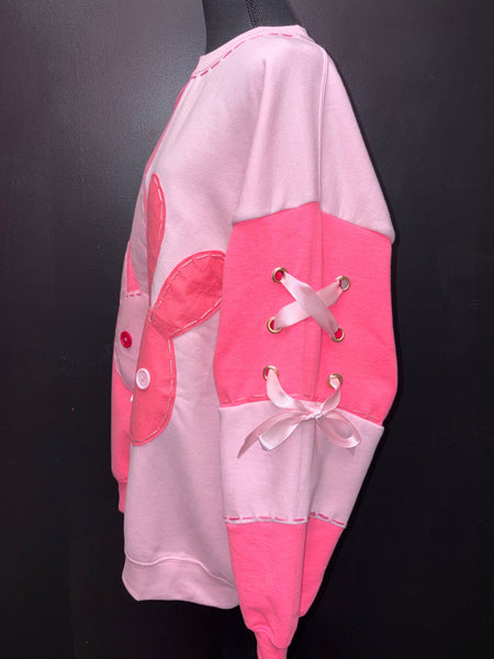 Berry Bunny Halves Crewneck